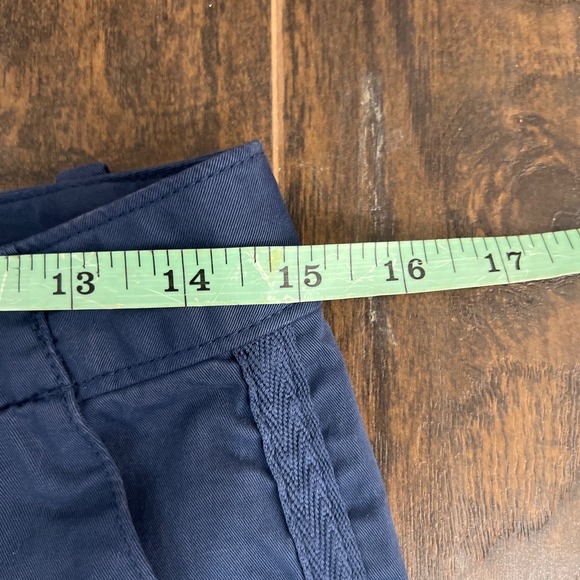 QUINCE Navy Organic Stretch Cotton Twill Girlfriend Chino Pants NWT size 26 - Picture 13 of 14